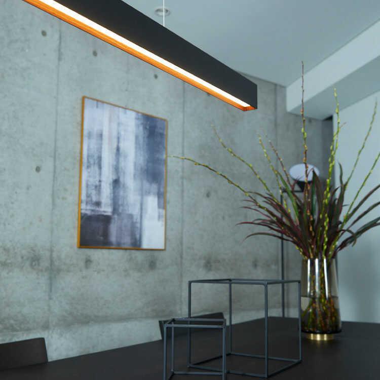 ペンダントライト　LED内蔵　90cm　調光　調色　天井照明　ダイニング　モダン　スタイリッシュ　リビング　ブラック　ホワイト　シンプル |  | 09