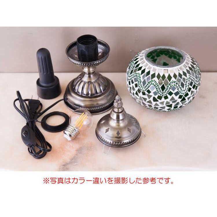 テーブルランプ モザイクランプ 照明 おしゃれ LED電球付き トルコ