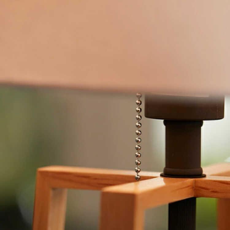 テーブルライト 北欧 木製 おしゃれ LED対応 間接照明 テーブルランプ 照明 寝室 リビング 布製 無垢材 インテリア ホワイト グレー 卓上照明 |  | 04