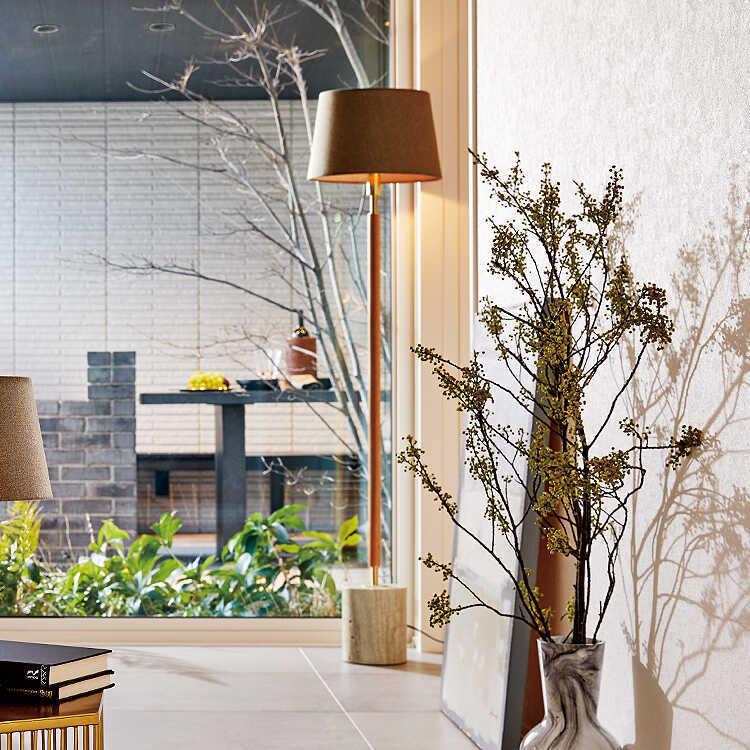 フロアランプ フロアライト 北欧アイアンフロアランプ 2 ガラスランプ