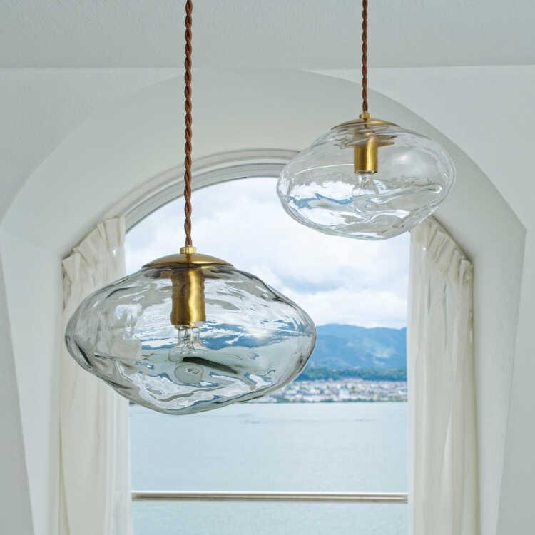 ペンダントライト 1灯 ガラス 照明 おしゃれ 北欧 アンティーク