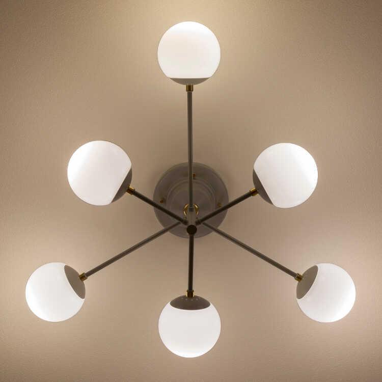 シーリングライト led 6灯 おしゃれ 照明器具 6畳 8畳 北欧 リビング