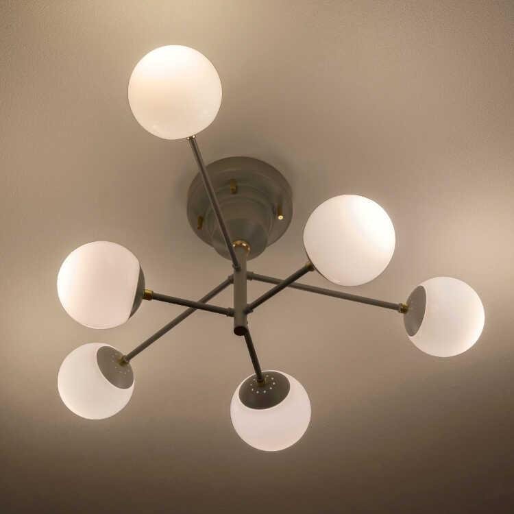 シーリングライト led 6灯 おしゃれ 照明器具 6畳 8畳 北欧 リビング