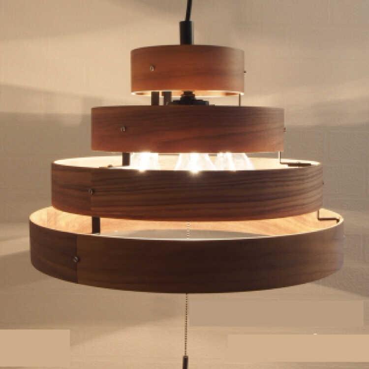 ペンダントライト 3灯 ウッドリング 木製 おしゃれ ダイニング 食卓 北欧 モダン 和風 和モダン ブラウン 明るい 寝室 led |  | 07