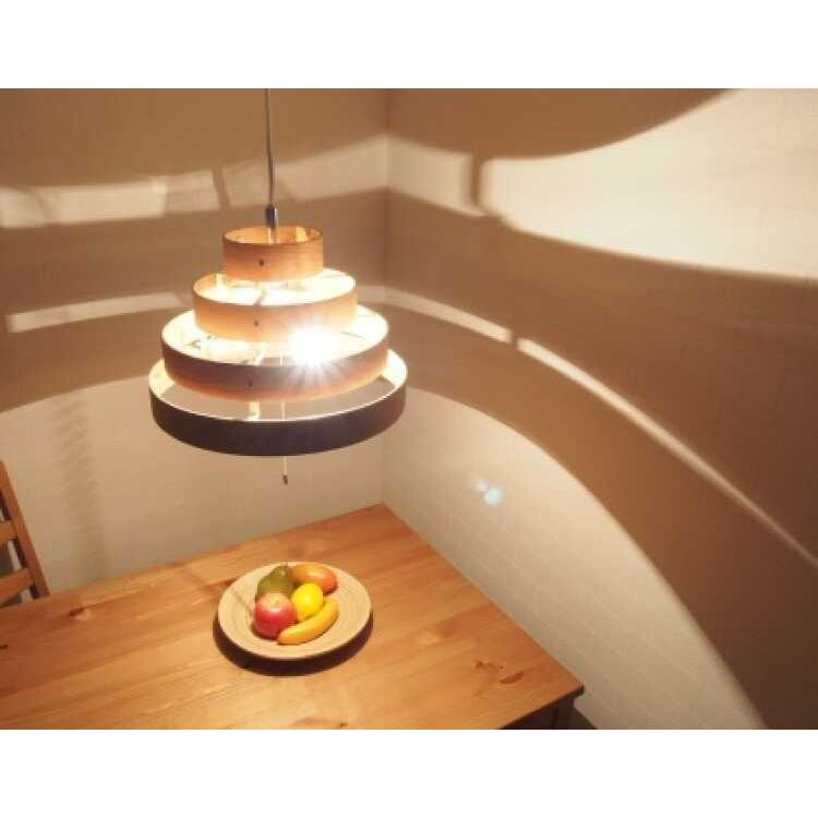 ペンダントライト 3灯 ウッドリング 木製 おしゃれ ダイニング 食卓 北欧 モダン 和風 和モダン ブラウン 明るい 寝室 led |  | 09