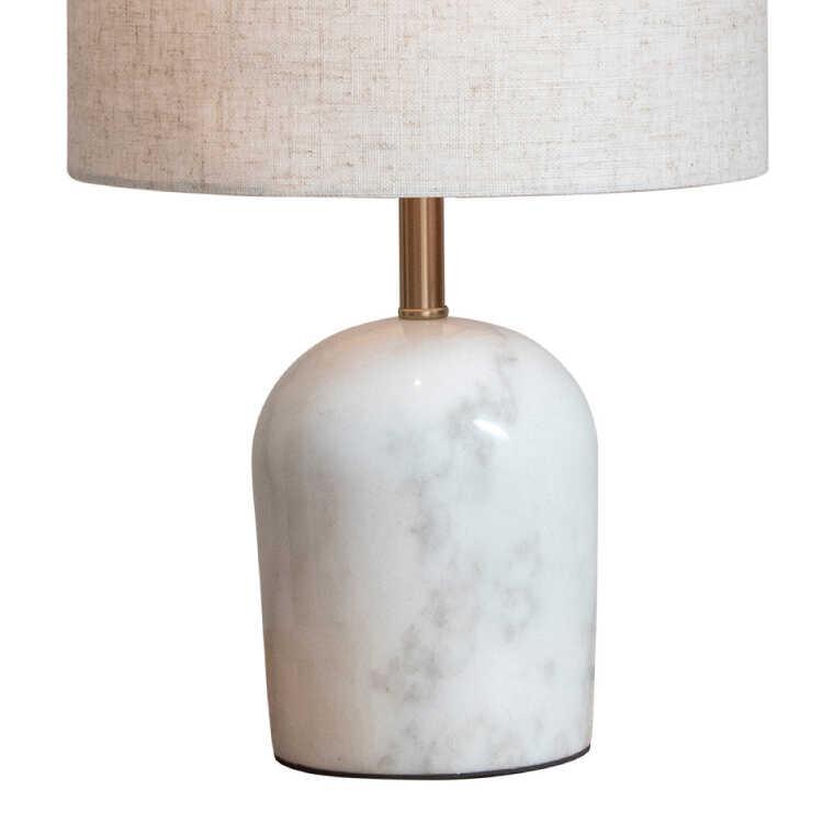 テーブルランプ 卓上照明 大理石 布 麻 おしゃれ 北欧 モダン ホテル