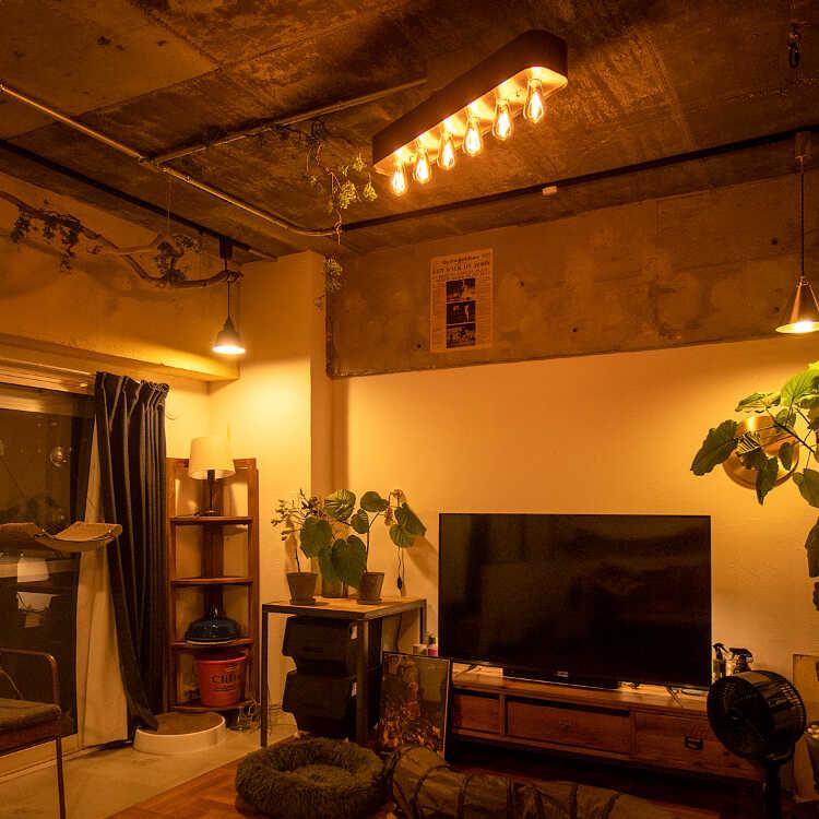 シーリングライト 6灯 リビング ワンルーム 明るい led電球 おしゃれ カフェ風 バー風 モダン ヴィンテージ風 レトロ アンティーク ブラック |  | 06