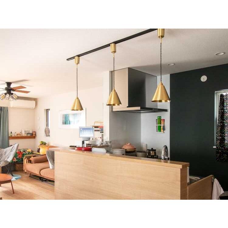 ペンダントライト 1灯 真鍮 シンプル ゴールド 北欧 モダン