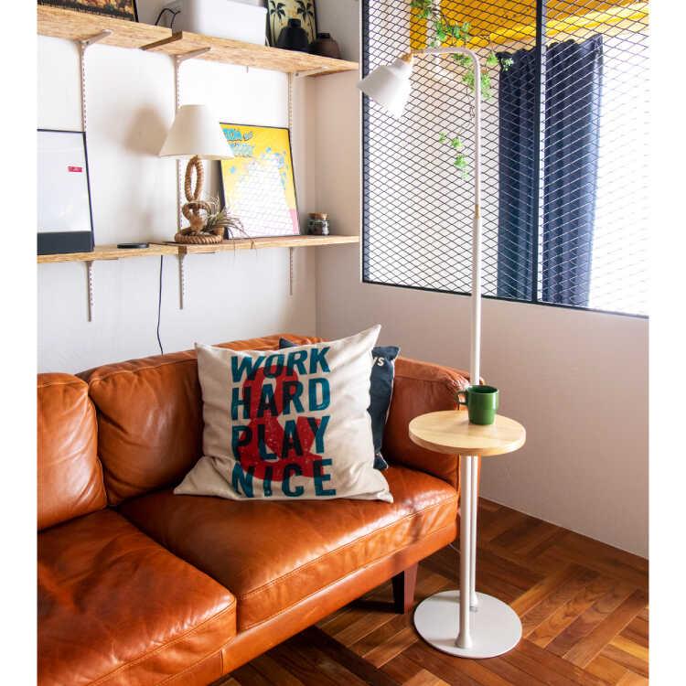フロアライト 間接照明 スタンドランプ おしゃれ テーブル付き 調色 調