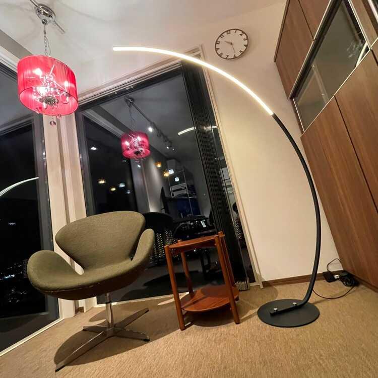 スタイリッシュなフロアランプ 高輝度LED スタイリッシュなフロア