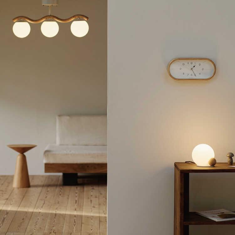 丸いフォルムの白いガラス製テーブルライト LED専用 おしゃれ フロアランプ  かわいい 卓上照明 寝室 リビング 玄関 白色 ホワイト ハンドメイド ガラスシェード |  | 11