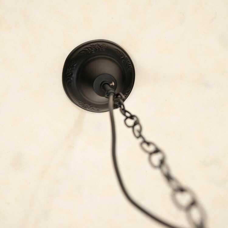 レトロなステンドグラス1灯ペンダントライト LED付でお得！ペンダントランプ 天井照明 照明器具 かわいい カラフル フラワー おしゃれ インテリア 直径30cm |  | 08