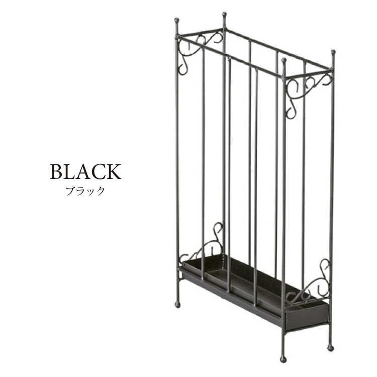 傘立て 傘たて アンブレラスタンド スリム エレガント 完成品 おしゃれ ガーリー 姫系 インテリア かわいい ホワイト ブラック 玄関 収納 ワイド |  | 03