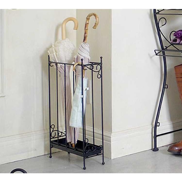 傘立て 傘たて アンブレラスタンド スリム エレガント 完成品 おしゃれ ガーリー 姫系 インテリア かわいい ホワイト ブラック 玄関 収納 ワイド |  | 10