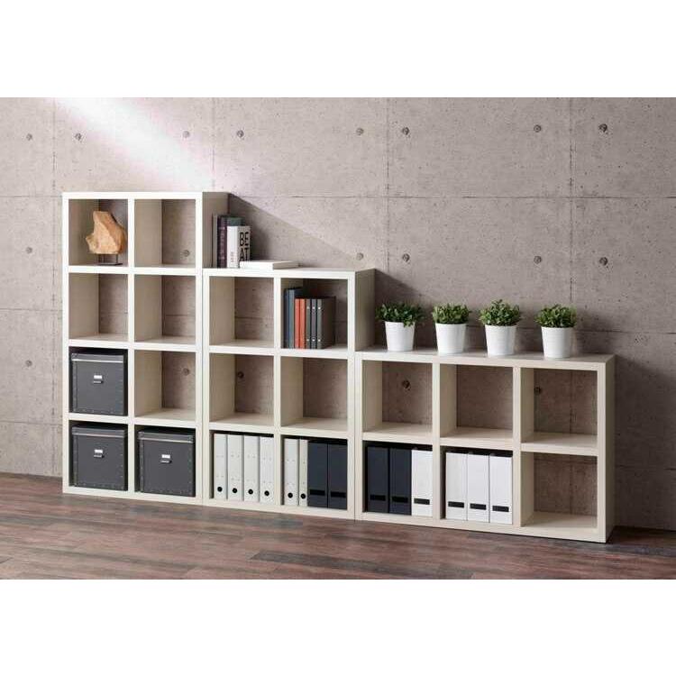 オープンラック 3段 縦横 2WAY 収納家具 間仕切り 木目調 日本製 完成品 |  | 07