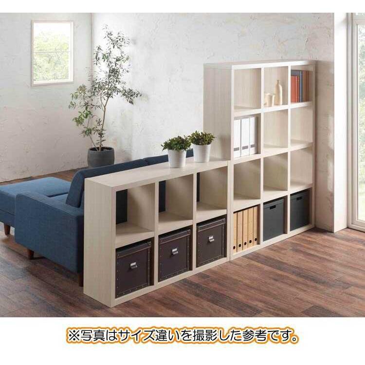 オープンラック 3段 縦横 2WAY 収納家具 間仕切り 木目調 日本製 完成品 |  | 08