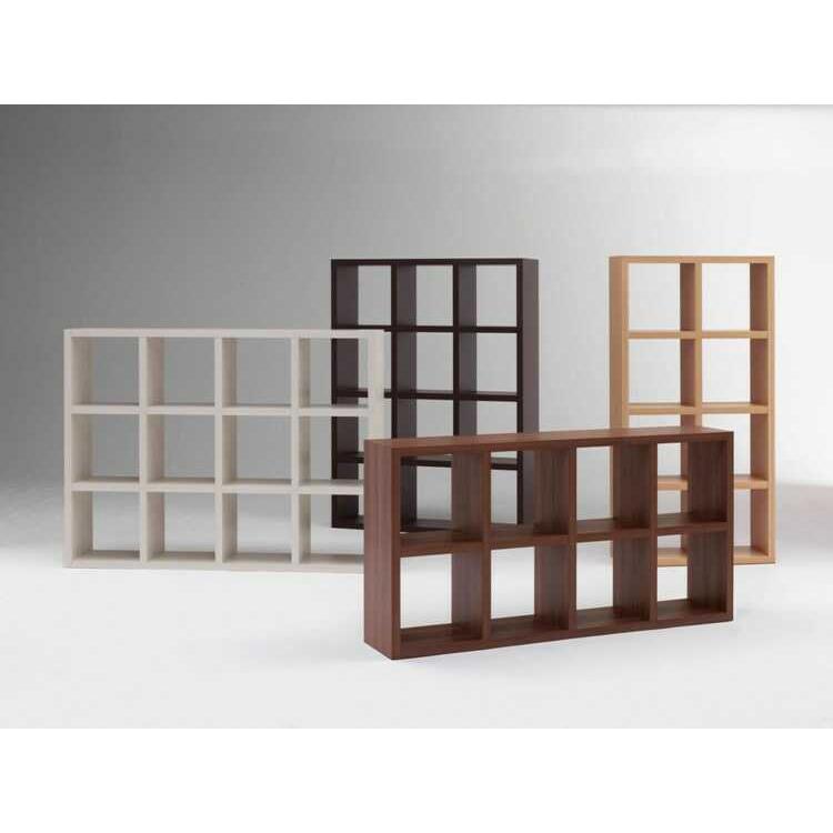 オープンラック 4段 縦横 2WAY 収納家具 間仕切り 木目調 日本製 完成品 |  | 08