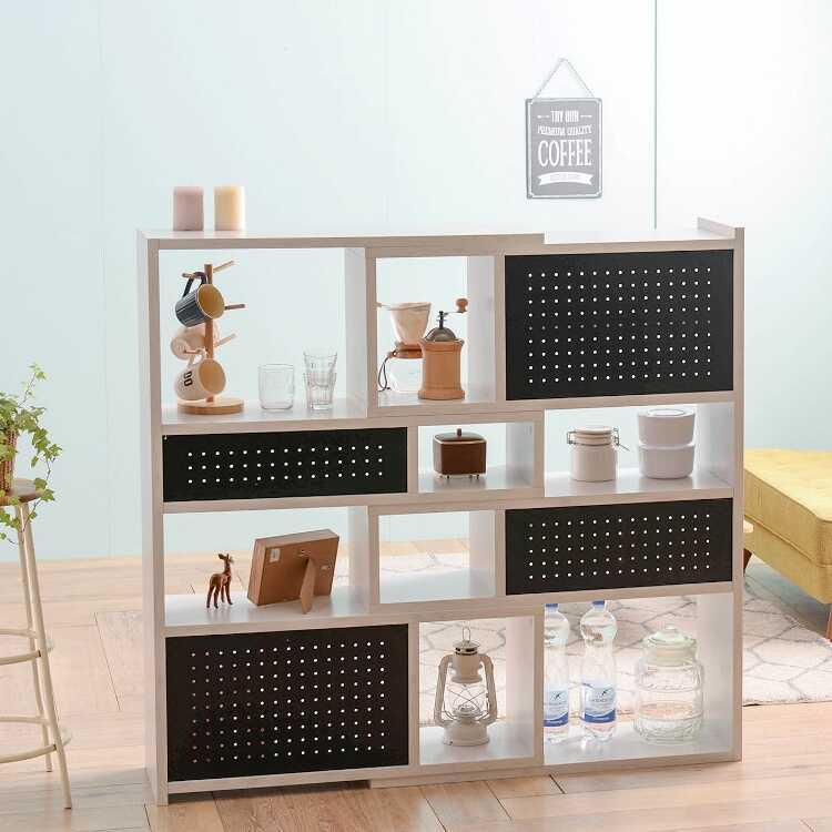 オープンラック 伸張 伸縮 拡張 コーナーラック ホワイト 白 オープン棚 おしゃれ 大容量 90 166cm 木目 ハイタイプ ホワイト シェルフ Ra 3273 インテリアル 通販 Yahoo ショッピング