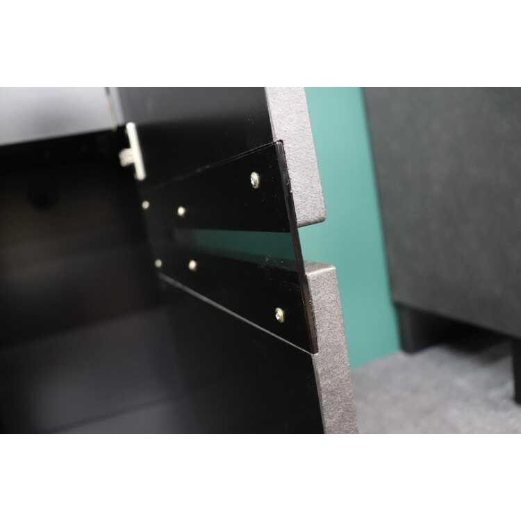 【地域限定SALE適応中！】サイドボード キャビネット リビング 収納 ロー セラミック柄 ブラック グレー クール モダン モノトーン スタイリッシュ 収納家具 |  | 10