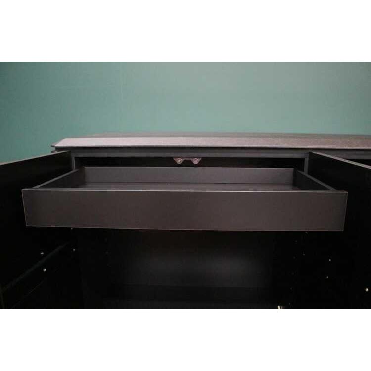 【地域限定SALE適応中！】サイドボード キャビネット リビング 収納 ロー セラミック柄 ブラック グレー クール モダン モノトーン スタイリッシュ 収納家具 |  | 06