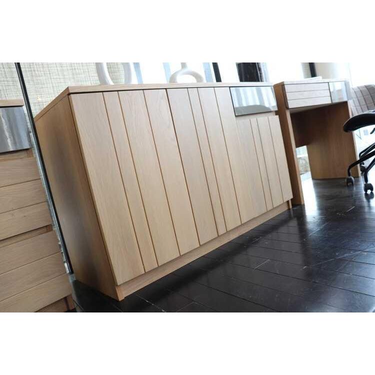 サイドボード 大型 ワイド キャビネット 北欧 おしゃれ リビング収納 ナチュラル 天然木製 和モダン カントリー ナチュラル 扉収納 引出 完成品 日本製 |  | 16