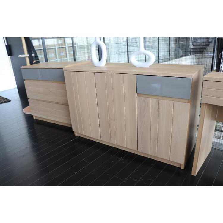 サイドボード 大型 ワイド キャビネット 北欧 おしゃれ リビング収納 ナチュラル 天然木製 和モダン カントリー ナチュラル 扉収納 引出 完成品 日本製 |  | 17