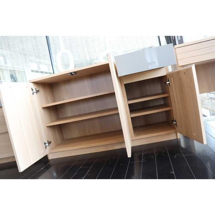 サイドボード 大型 ワイド キャビネット 北欧 おしゃれ リビング収納 ナチュラル 天然木製 和モダン カントリー ナチュラル 扉収納 引出 完成品 日本製 |  | 04