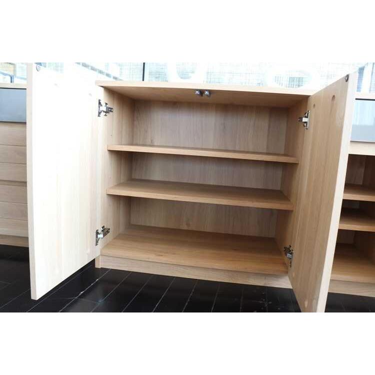 サイドボード 大型 ワイド キャビネット 北欧 おしゃれ リビング収納 ナチュラル 天然木製 和モダン カントリー ナチュラル 扉収納 引出 完成品 日本製 |  | 07