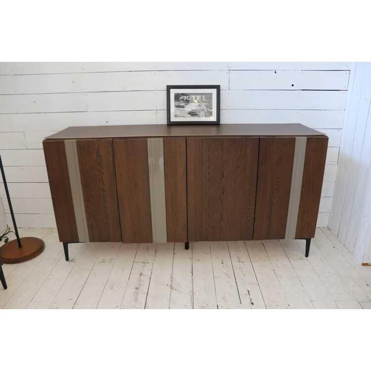 キャビネット 大容量 ワイド サイドボード ブラウン 高級 木目 茶色 北欧 和モダン おしゃれ 両開き扉 リビング 大きい 低い収納 作業台 日本製 |  | 14