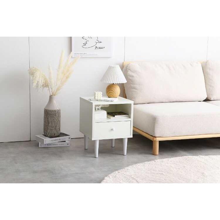 チェスト サイドチェスト 白 小さめ シンプル ロータイプ 引き出し ホワイト 北欧 モダン 収納 寝室 リビング 一人暮らし ベッドサイド 幅35 |  | 01