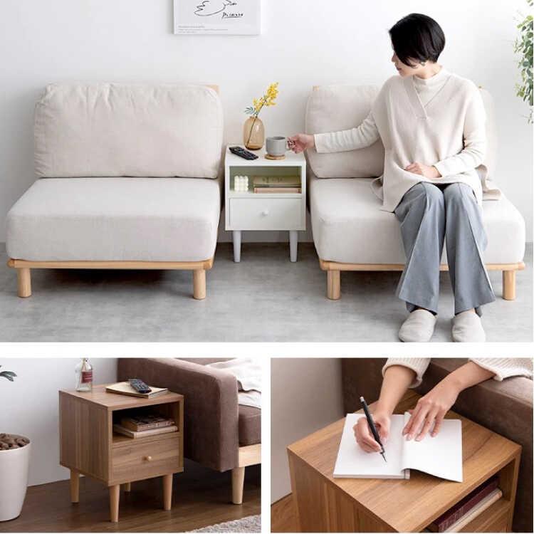 チェスト サイドチェスト 白 小さめ シンプル ロータイプ 引き出し ホワイト 北欧 モダン 収納 寝室 リビング 一人暮らし ベッドサイド 幅35 |  | 08