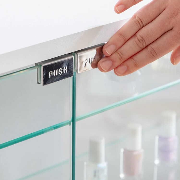 コレクションケース 薄型 キャビネット 奥行18 幅80 ガラスケース 収納