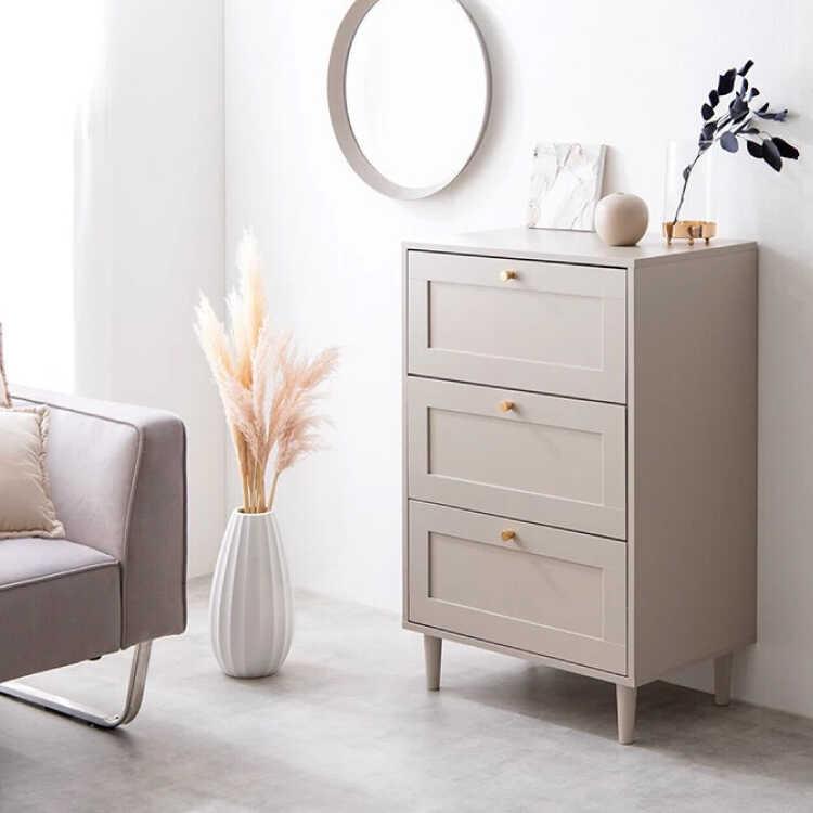 チェスト 衣類収納 お洒落 幅60 グレージュ 3段 モダン シンプル ワンルーム リビング 木製 収納 引き出し 上品 寝室 新生活 収納家具 |  | 02