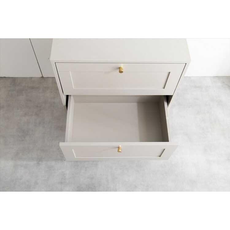 チェスト 衣類収納 お洒落 幅60 グレージュ 3段 モダン シンプル ワンルーム リビング 木製 収納 引き出し 上品 寝室 新生活 収納家具 |  | 09