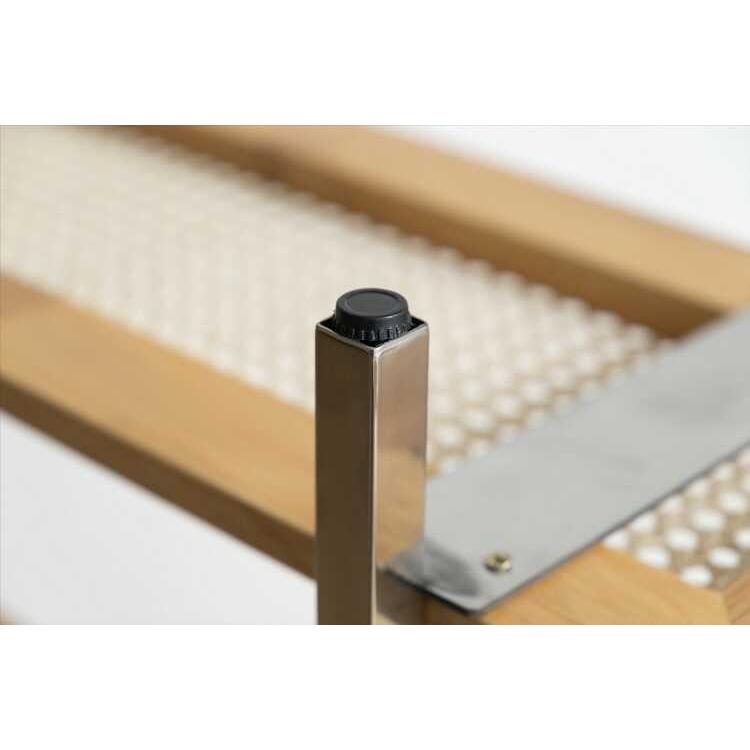 オープンラック 木製 ラタン シェルフ 3段 幅80 ラック 棚