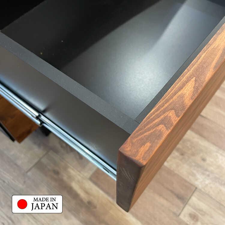 幅120cm・国産高品質！天然木無垢材オイル塗装たんす3段チェスト