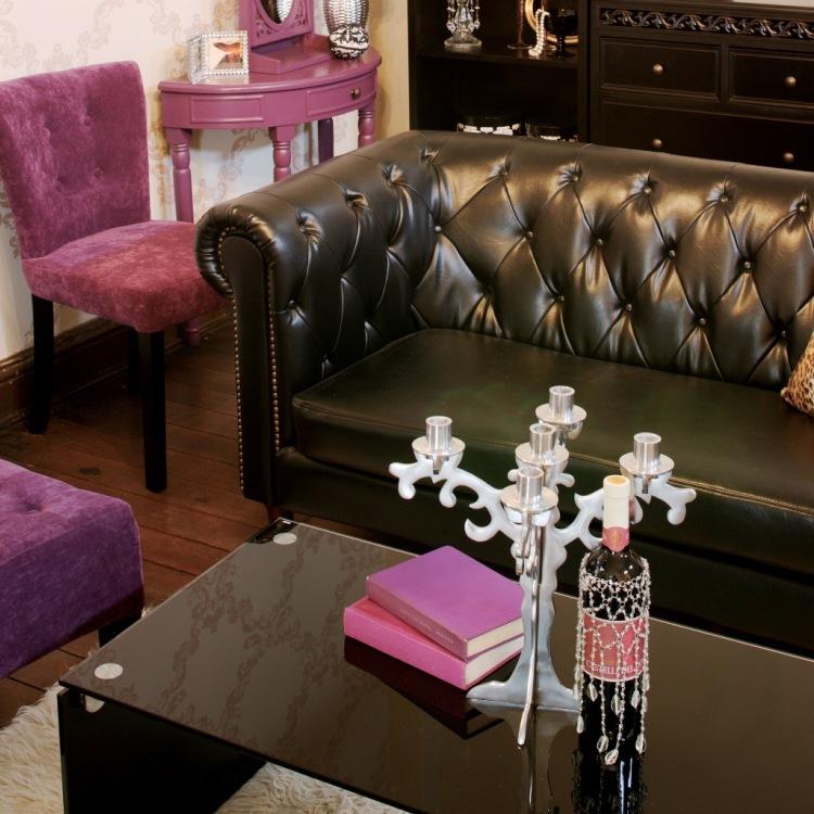 ソファー　3人掛け　PUレザー製　合皮　幅192cm　ブラック　黒　完成品　室内搬入 |  | 04