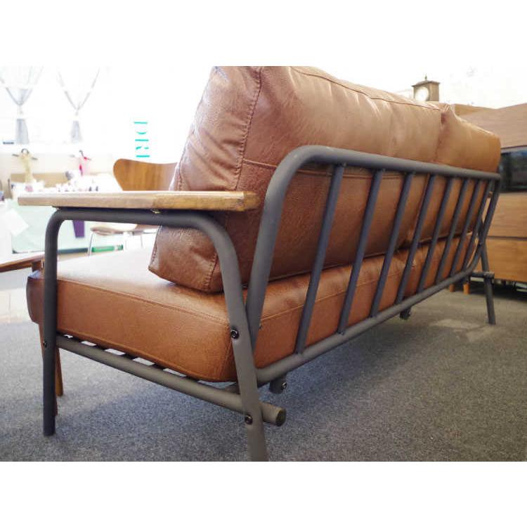 幅151cm・ソフトレザー製・2人掛けソファー（ポケットコイル採用） |  | 12