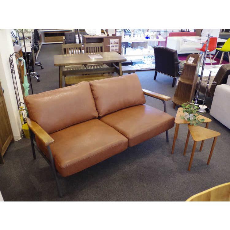 幅151cm・ソフトレザー製・2人掛けソファー（ポケットコイル採用） |  | 14