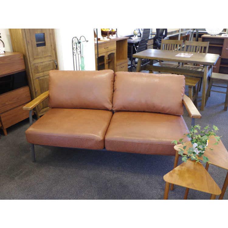 幅151cm・ソフトレザー製・2人掛けソファー（ポケットコイル採用） |  | 03