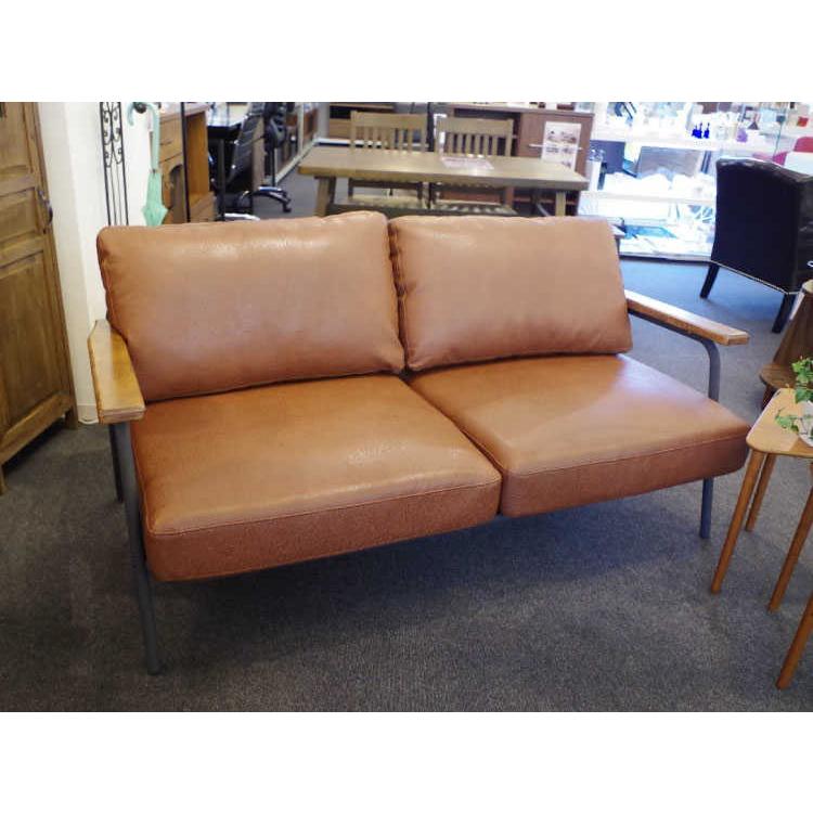 幅151cm・ソフトレザー製・2人掛けソファー（ポケットコイル採用） |  | 04