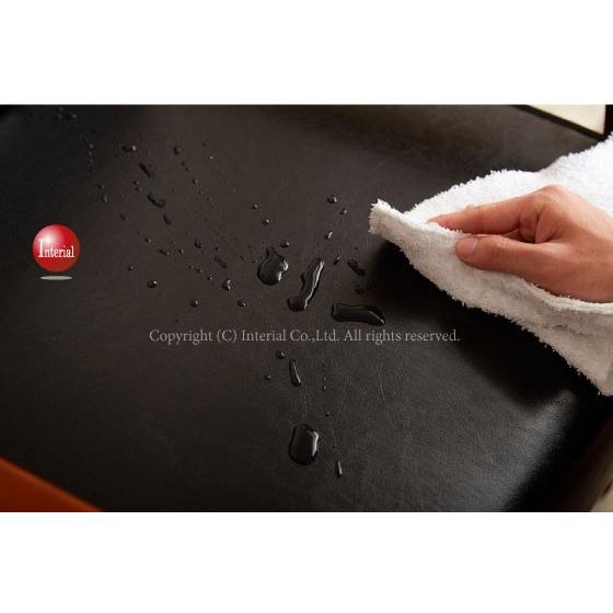 ソファー　3人掛け　幅165cm　PVCレザー製　合皮　合成皮革　肘掛け付　木脚　木製フレーム　ブラック |  | 17