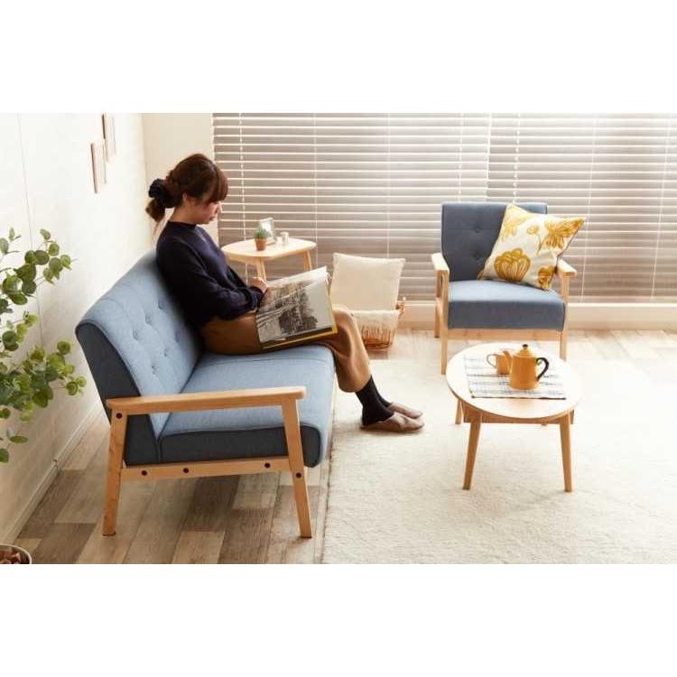 ソファー　3人掛け　3P　幅165cm　布製　ファブリック製　肘掛け付　木脚　ブルー　グレー　グリーン |  | 06