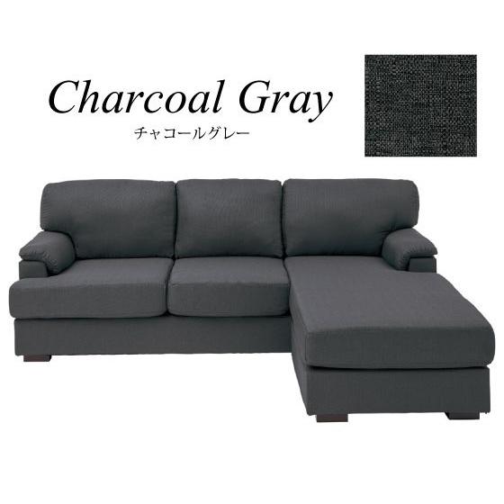 カウチソファー L字 コーナー シェーズロング ファブリック製 天然木 ワイド 199cm 3人掛 布張り シンプル ナチュラル リビング ファミリー |  | 02