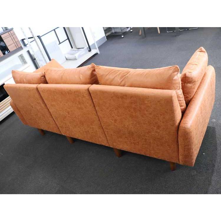 アンティーク　ブラウンレザー　ソファ 東谷 ソファー ソファ 1人掛け ソフトレザー レザー 合皮