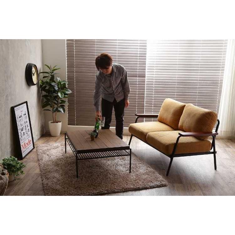 ソファー　幅136cm　コーデュロイ生地　2人掛け　脚掛け付　ポケットコイル仕様 |  | 08