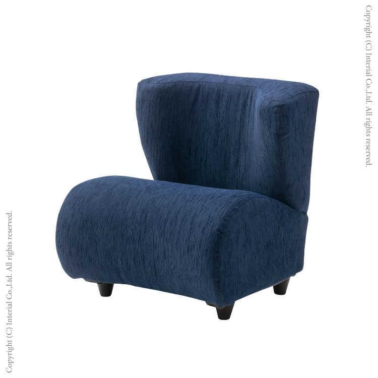 ソファー　ファブリック製　かわいい　1人掛け　幅53cm　完成品 |  | 03