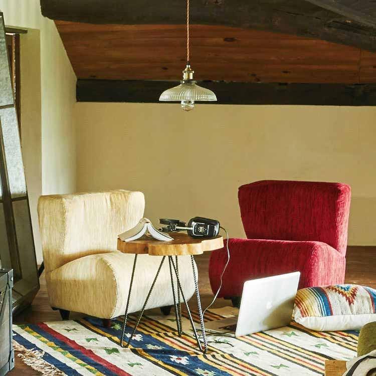 ソファー　ファブリック製　かわいい　1人掛け　幅53cm　完成品 |  | 08