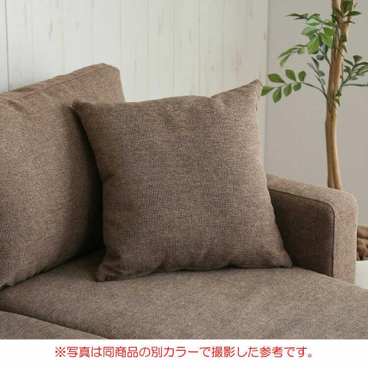 ソファ ソファー L字 3人掛けソファ おしゃれ 北欧 布 ネイビー