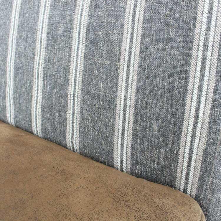 レトロ ストライプ 2人掛けソファ ソファー ソファ 2人掛け お洒落 ストライプ ヴィンテージ レトロ 肘